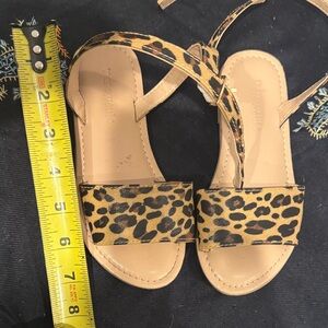 J. Crew Factory Kids Leopard Print Sandals